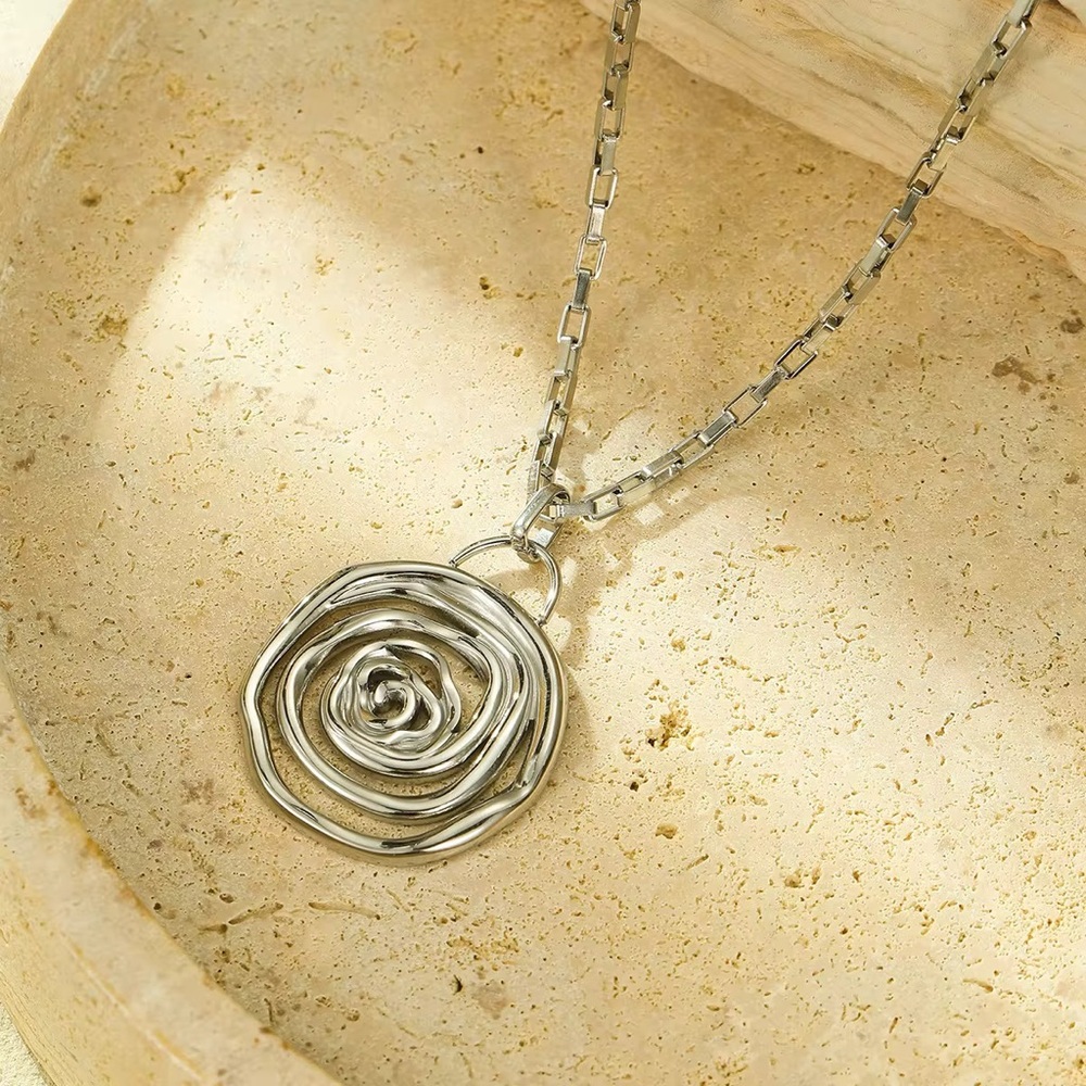 Spiral Pendant Necklace